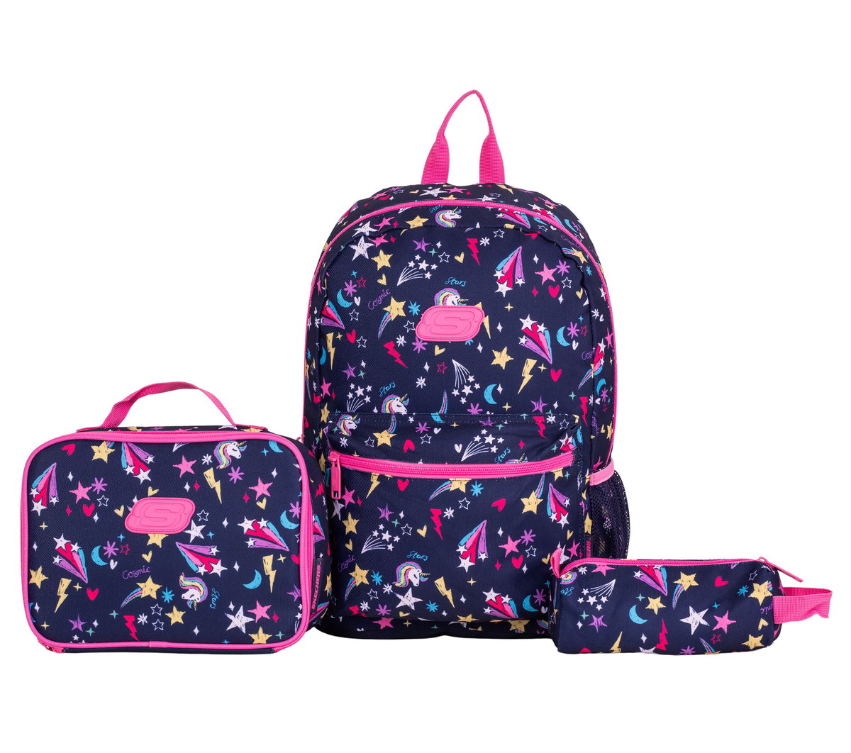 Utility Backpack Set — NAVY / PINK