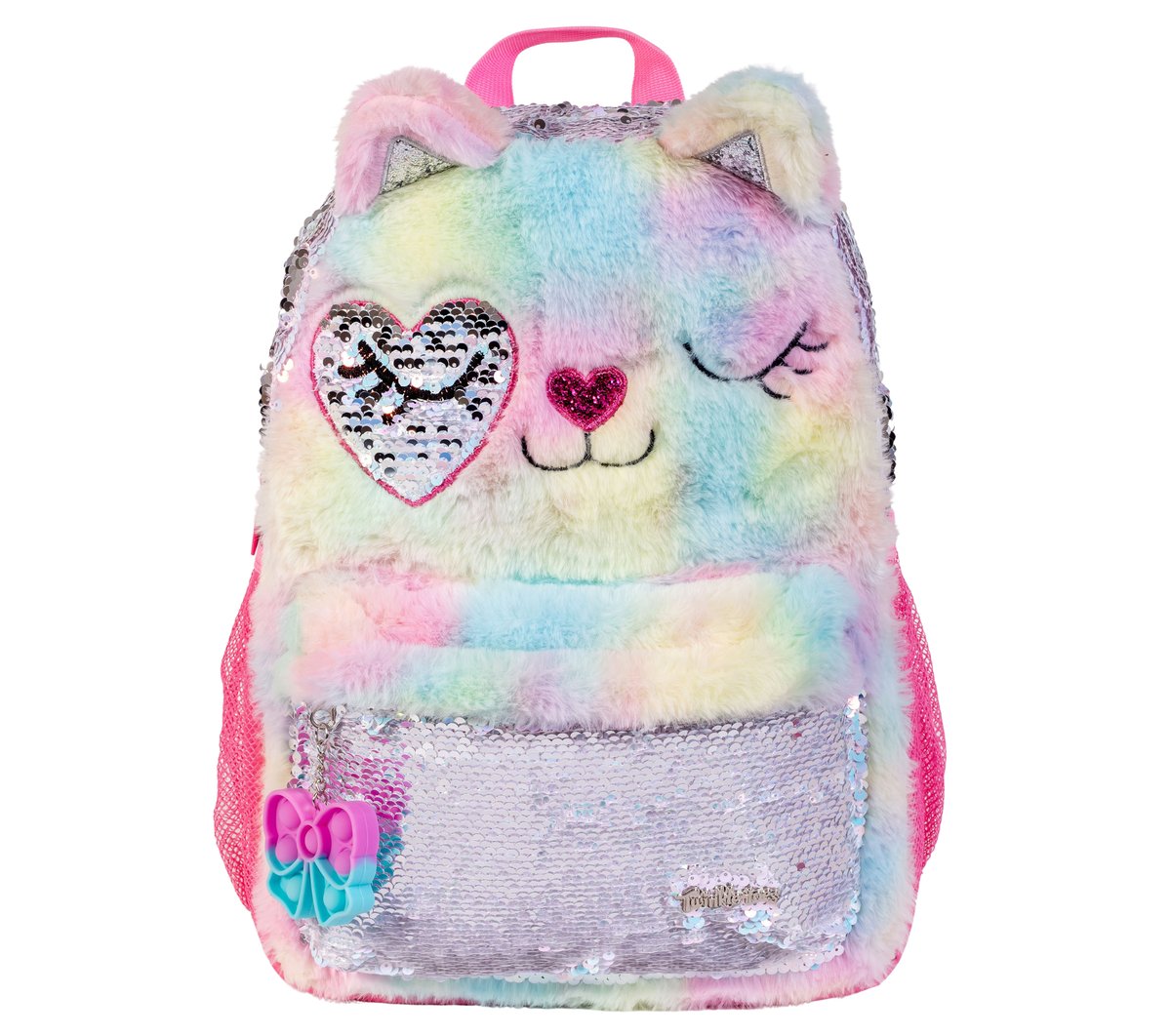 Twinkle Toes: Fur Cat Backpack — MULTI