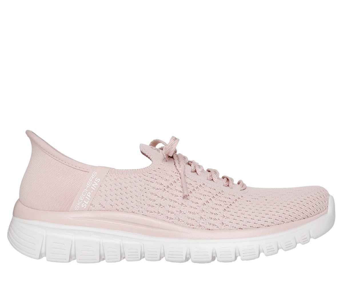 Skechers kobiety Slip-ins: Graceful - First Blush w Rozany, Rozmiar 39, Vegan, Nadają się do prania w pralce Sneakersy