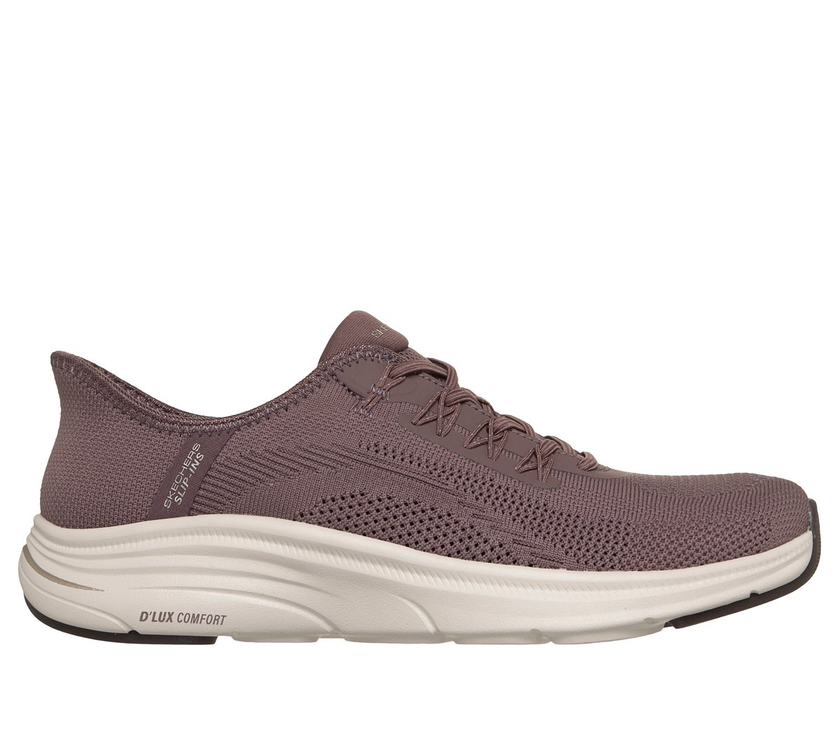 Skechers Dames Slip-ins Relaxed Fit: D'Lux Comfort 2.0 - Supernova CM Bruin, Maat 35, Vegan, Mag in de wasmachine, Medium