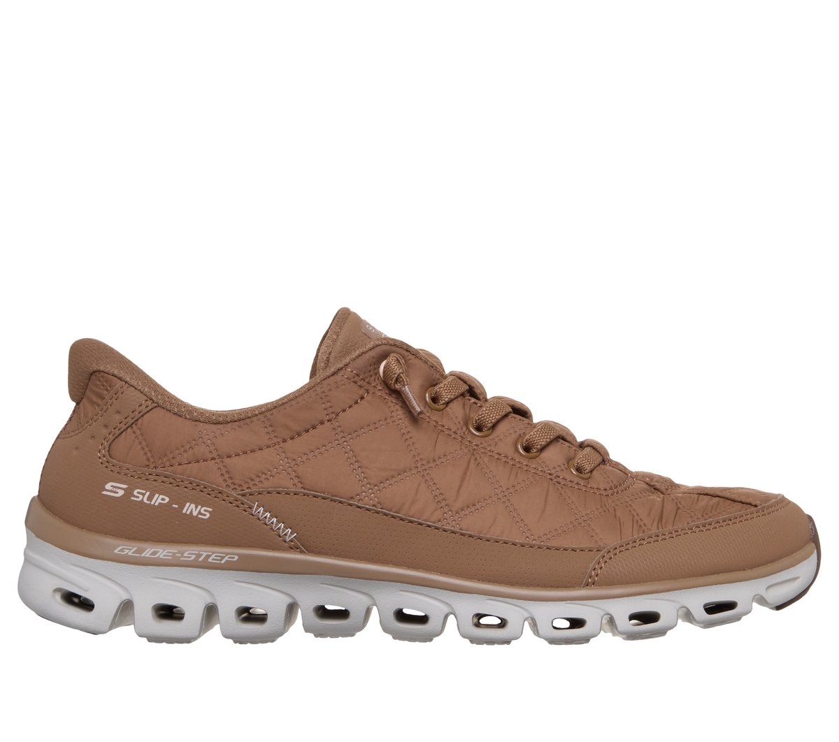 SKECHERS HAND'S FREE SLIP-INS ブラウン Skechers Slip-ins: Glide-Step - Cozy Fit At Ease