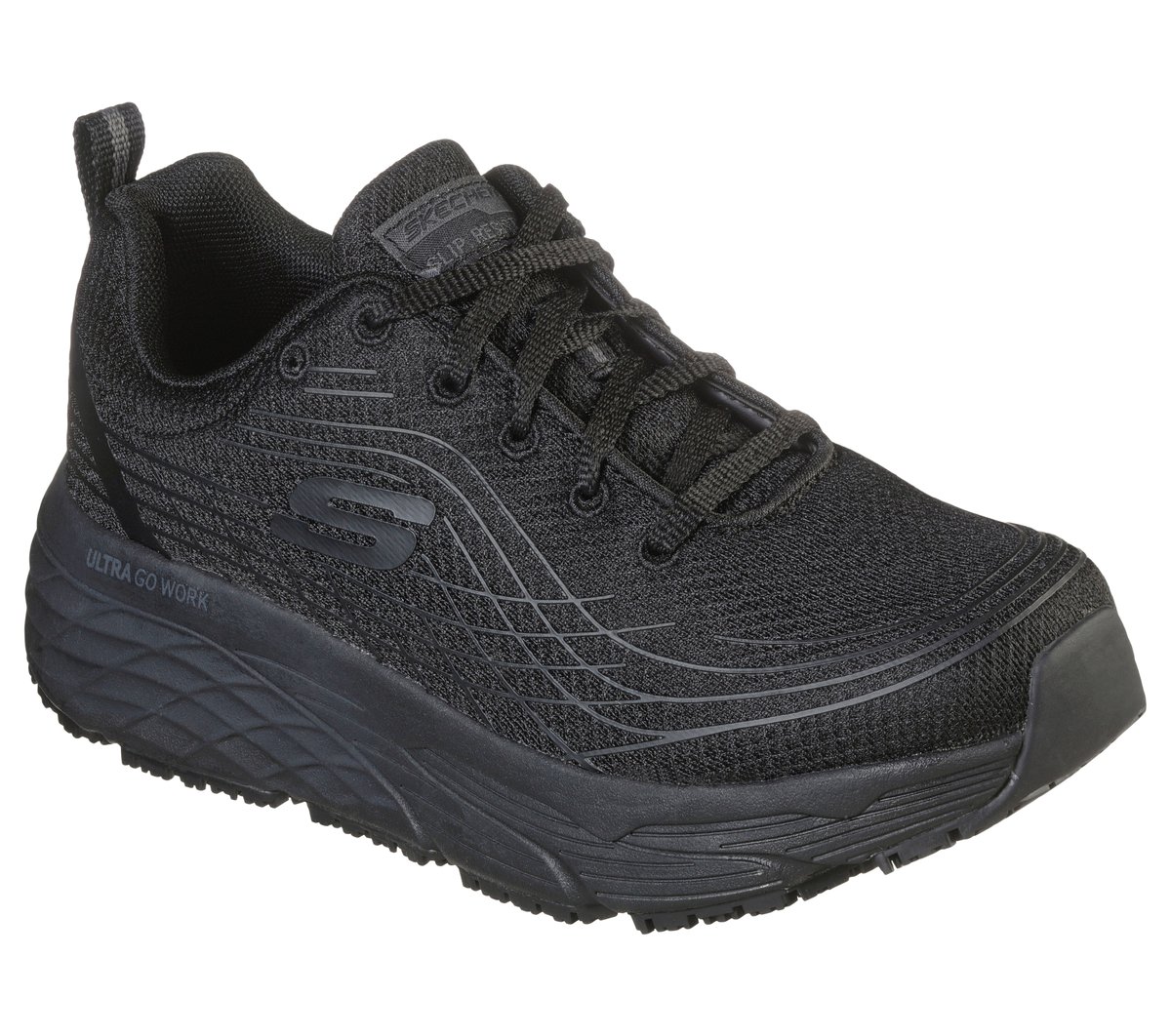 Skechers Relaxed Fit ブラック シューズ Skechers Mens Relaxed Fit Air-Cooled Memory Foam Shoes