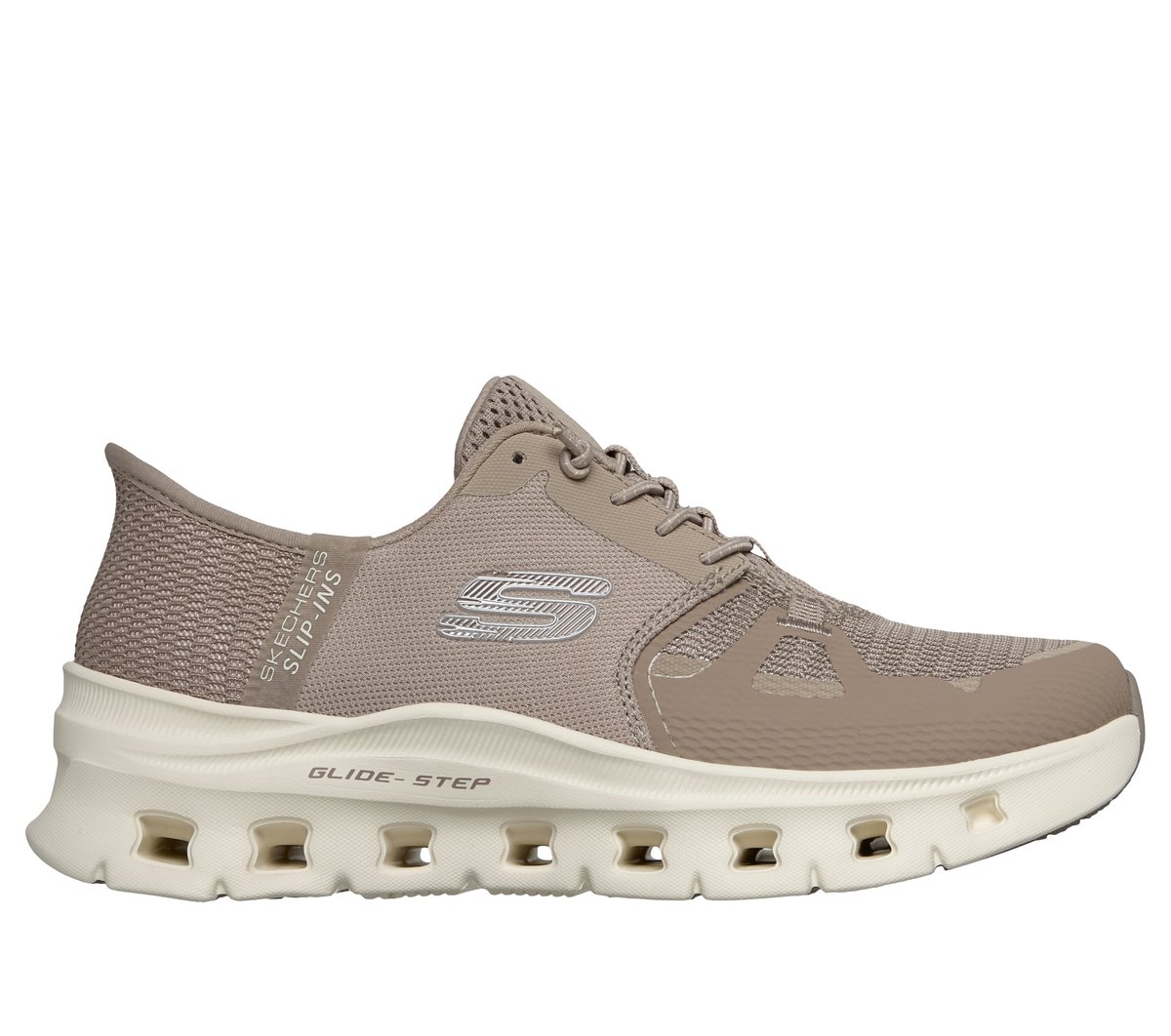 Skechers kobiety Slip-ins Work Slip-Resistant: Glide-Step Pro - Edrura w Szarobrazowy, Rozmiar 39, Vegan Wsuwane