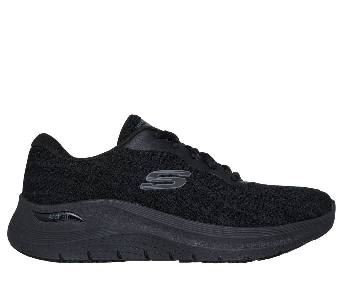 Skechers Damen Work Slip-Resistant: Arch Fit 2.0 - Thuana Sneaker in Schwarz, Größe 41