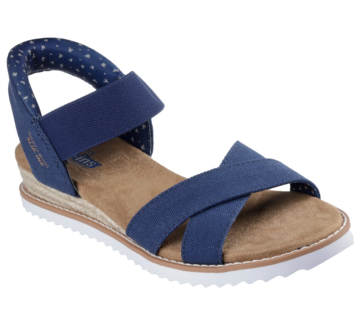 Skechers Slip-ins: BOBS Desert Kiss - Golden Lily - NAVY