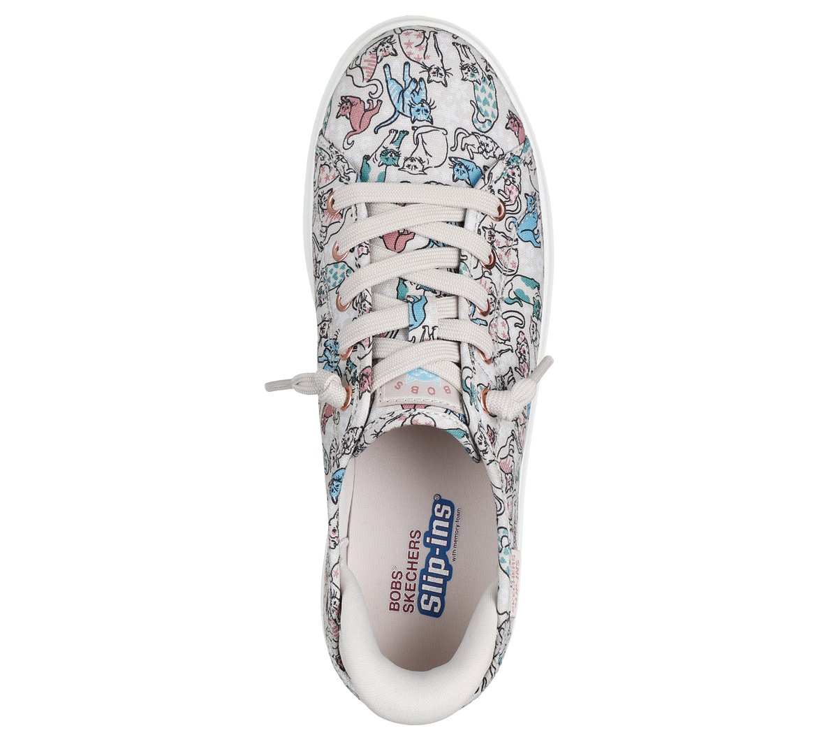 スケッチャーズ スリップインズ：ボブス Dヴァイン - フラワー キティ