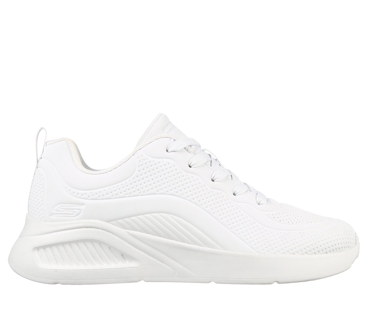 Skechers Dames BOBS Sport Buno - How Sweet CM Wit, Maat 35, Medium