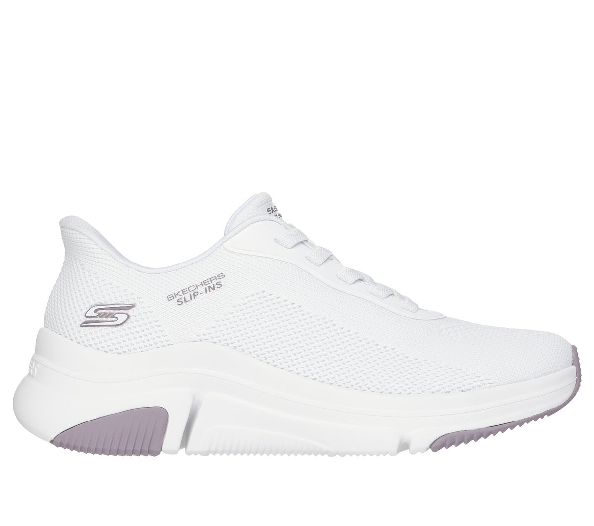 たか様H107_A1シルバー Skechers BOBS Sparrow 2.0 Allegiance Crew Slip-On Sneaker