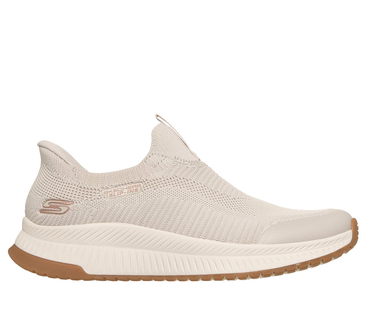 Skechers Dames Slip-ins: BOBS Sport Squad 4 - Lead Look CM Zwart, Maat 35, Medium