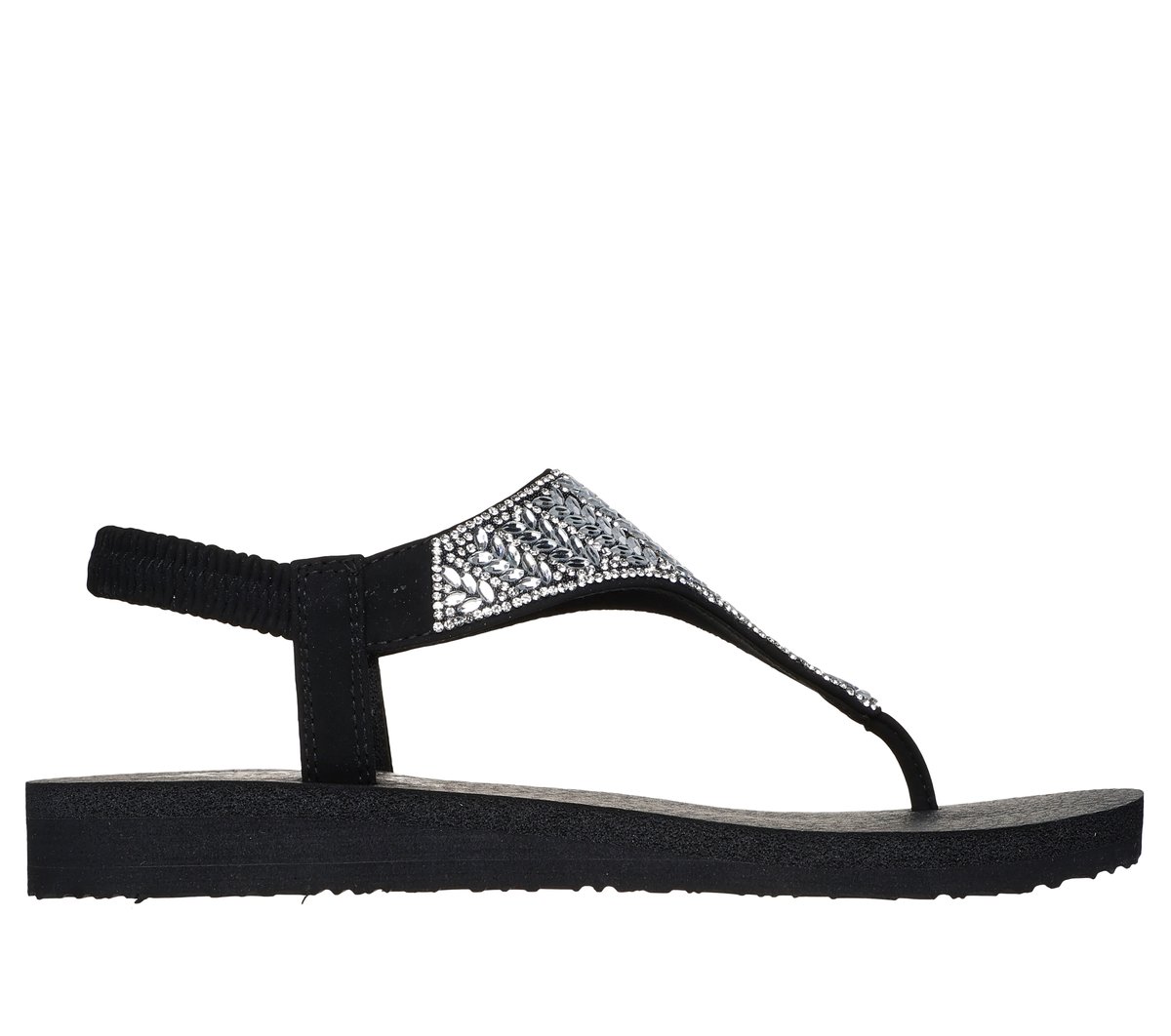 SKECHERS Yoga Foam ブラックサンダル Skechers Yoga Foam Black Sandals Womens Size 7 | eBay