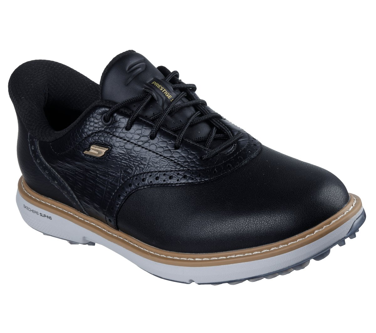 Skechers Slip-ins Waterproof: GO GOLF Prestige SL - BLACK / GOLD