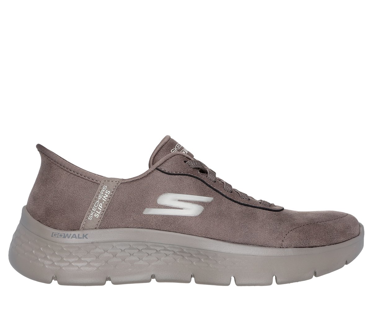 Skechers Dames Slip-ins: GO WALK Flex - Mali CM Zwart, Maat 35, Vegan, Medium