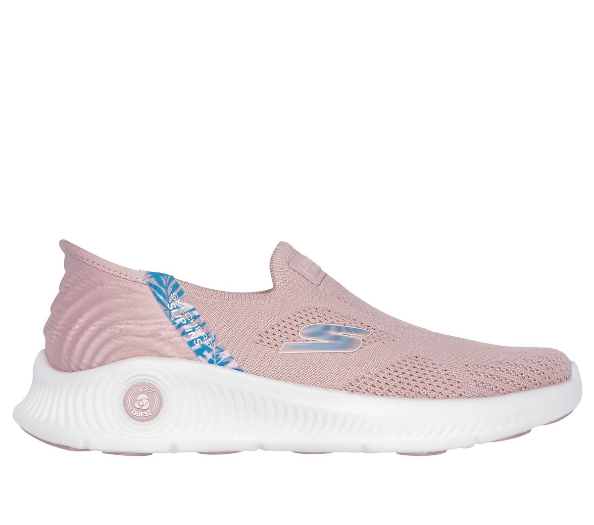 美品✨SKECHERSハート♡柄スニーカー ライトピンク 25cmの通販
