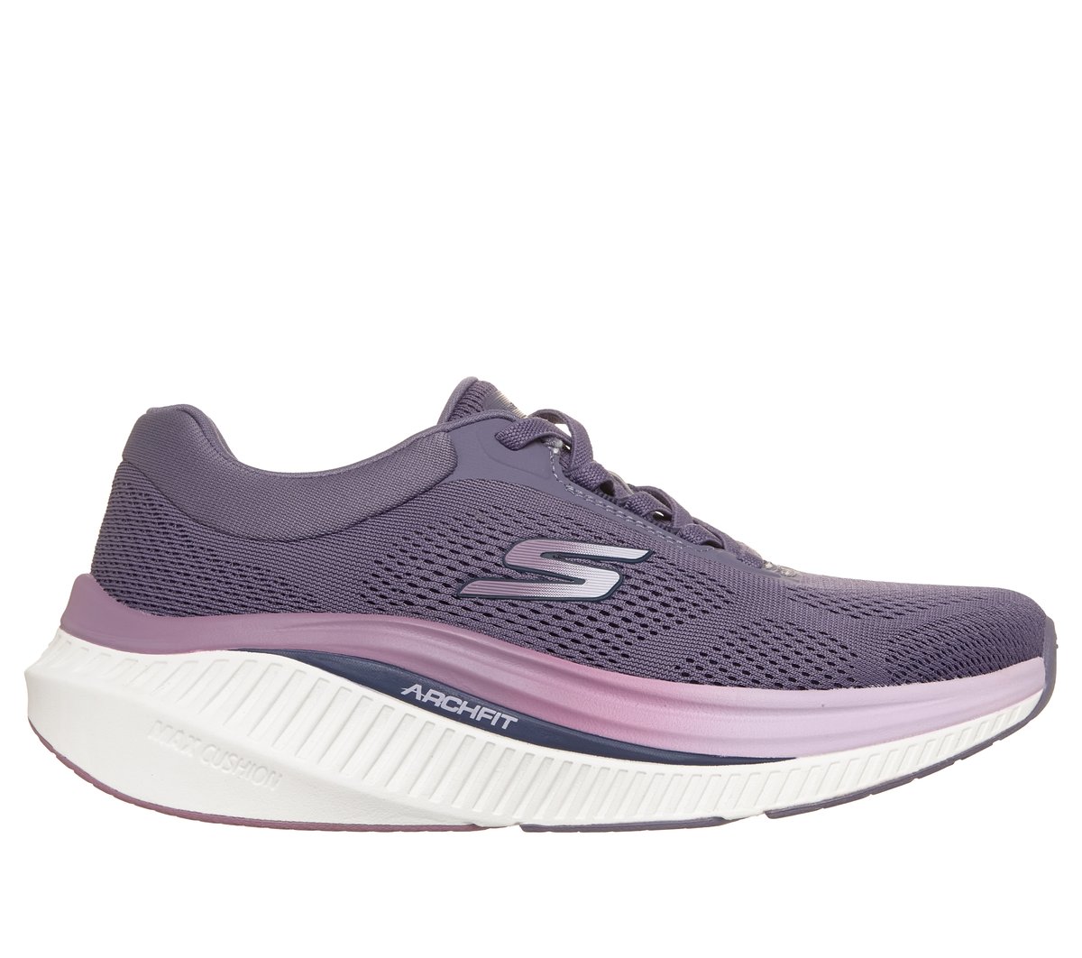 Skechers Dames GO WALK Max Cushioning Arch Fit - Clare CM Natuurlijk/Roze, Maat 35, Vegan, Mag in de wasmachine, Medium