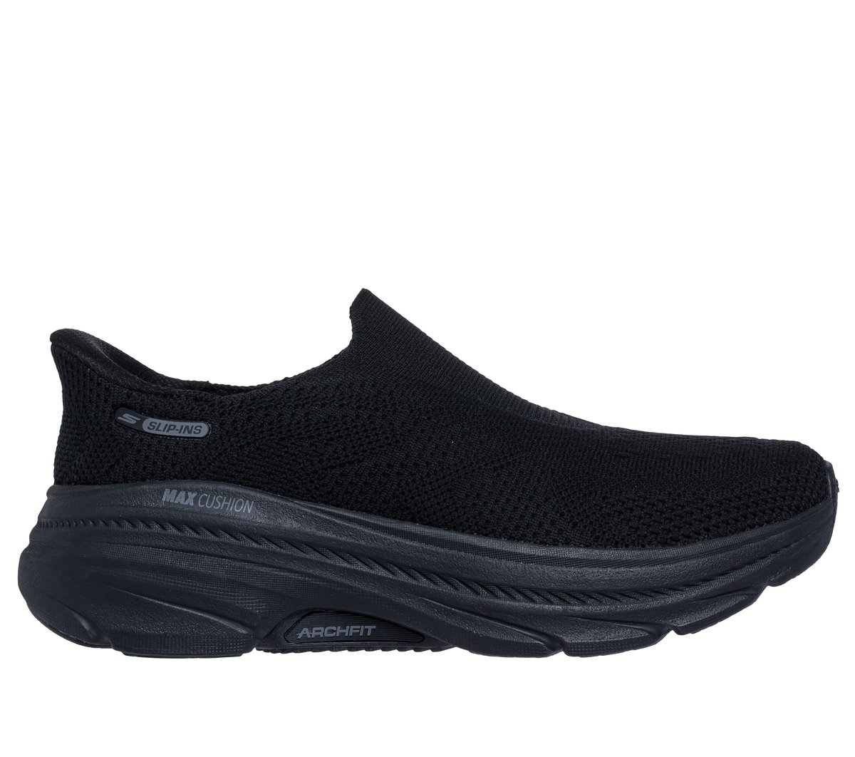 Skechers Dames Slip-ins: Max Cushioning Arch Fit 2.0 - Avner CM Zwart, Maat 35, Mag in de wasmachine, Medium