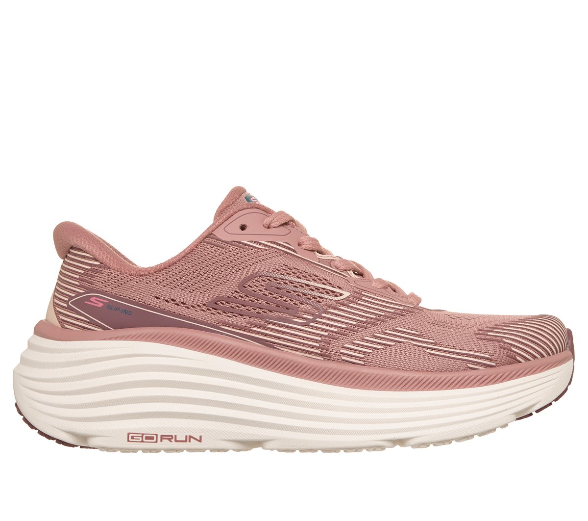 Skechers Dames Slip-ins: Max Cushioning Endeavour - Sequoya CM Munt, Maat 35, Vegan, Mag in de wasmachine, Medium