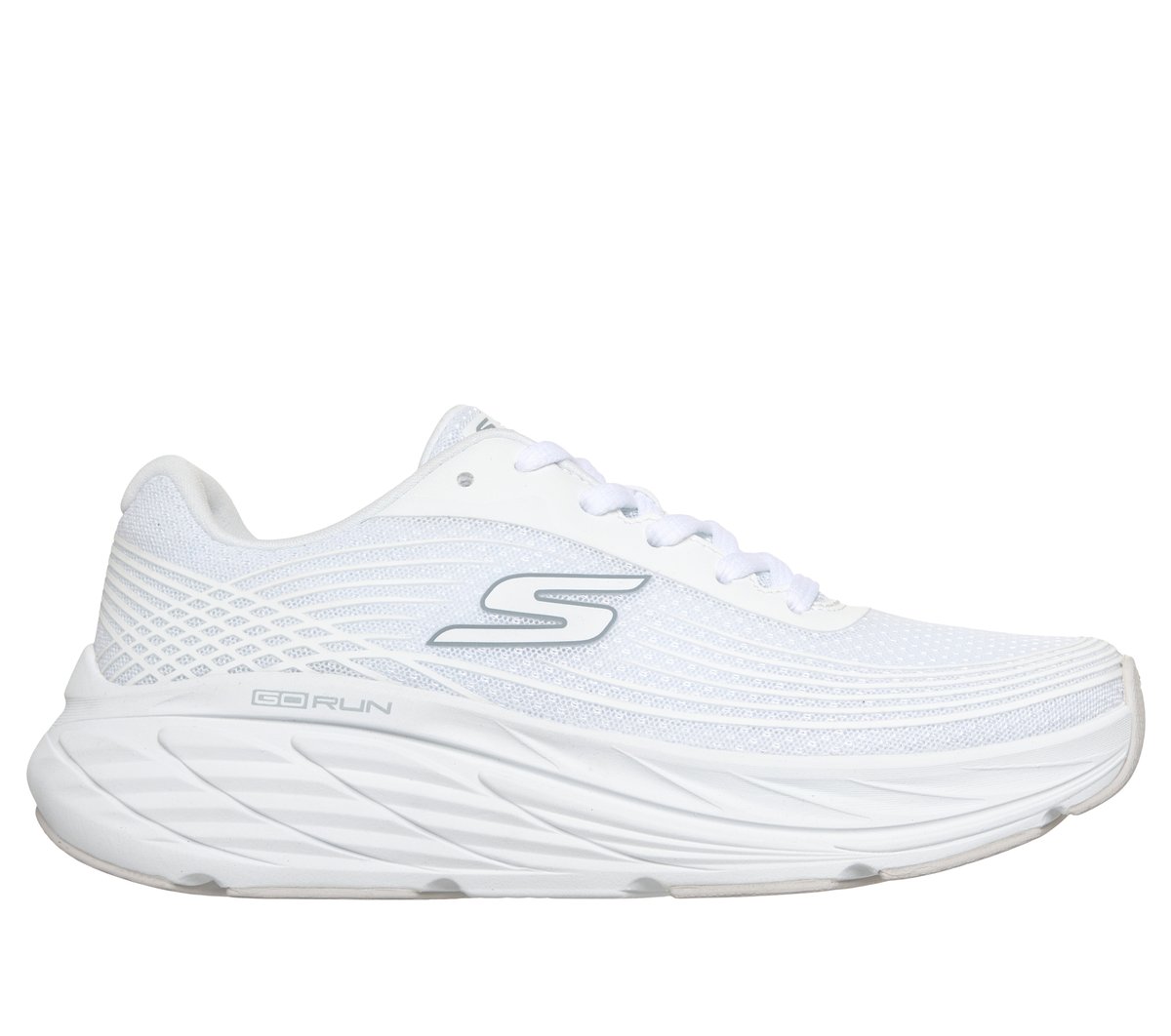 Skechers Dames Max Cushioning Elite 3 - Valares CM Zwart, Maat 35, Vegan, Mag in de wasmachine, Medium