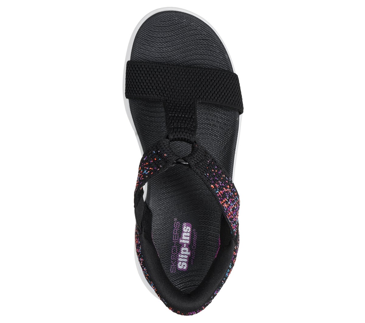 Skechers Slip-ins: GO WALK Massage Fit Sandal - Confetti Sky - thumbnail 2
