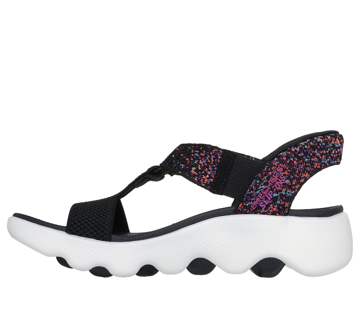Skechers Slip-ins: GO WALK Massage Fit Sandal - Confetti Sky - thumbnail 5