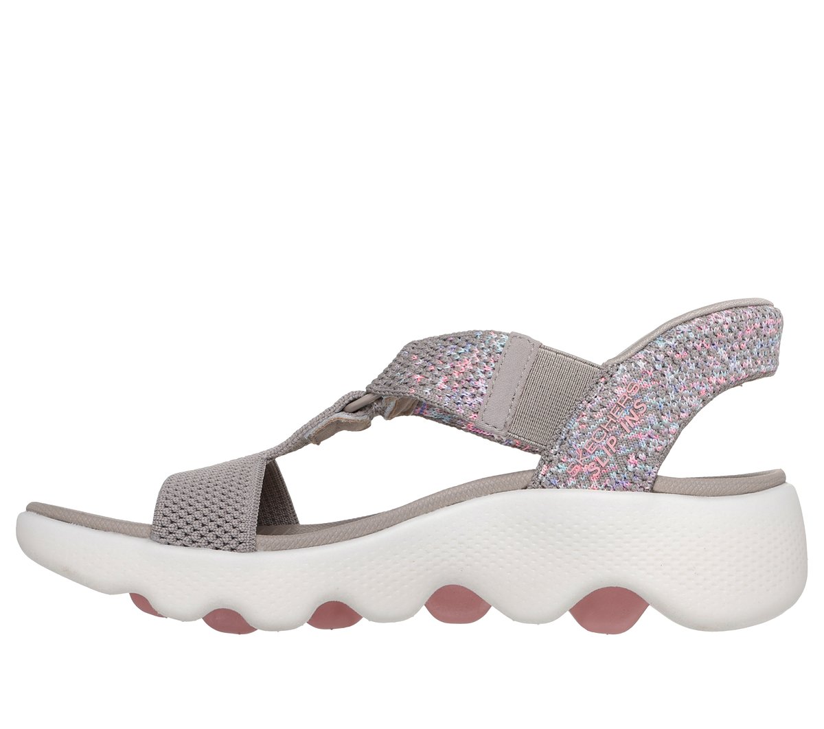 Skechers Slip-ins: GO WALK Massage Fit Sandal - Confetti Sky - thumbnail 10