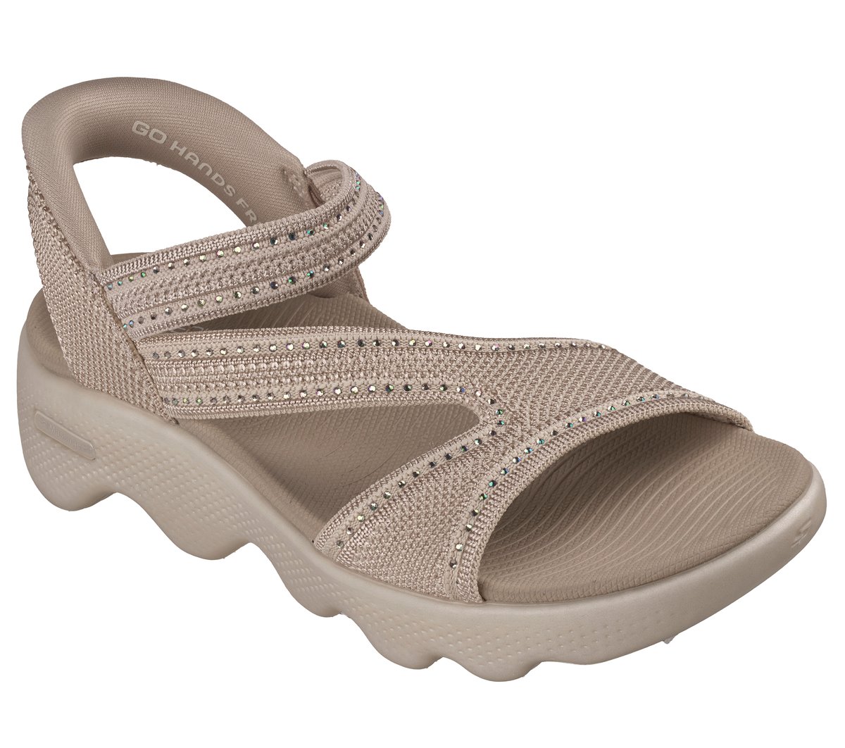 5cコントロール Skechers Slip-ins: GO WALK Massage Fit Sandal - Elise