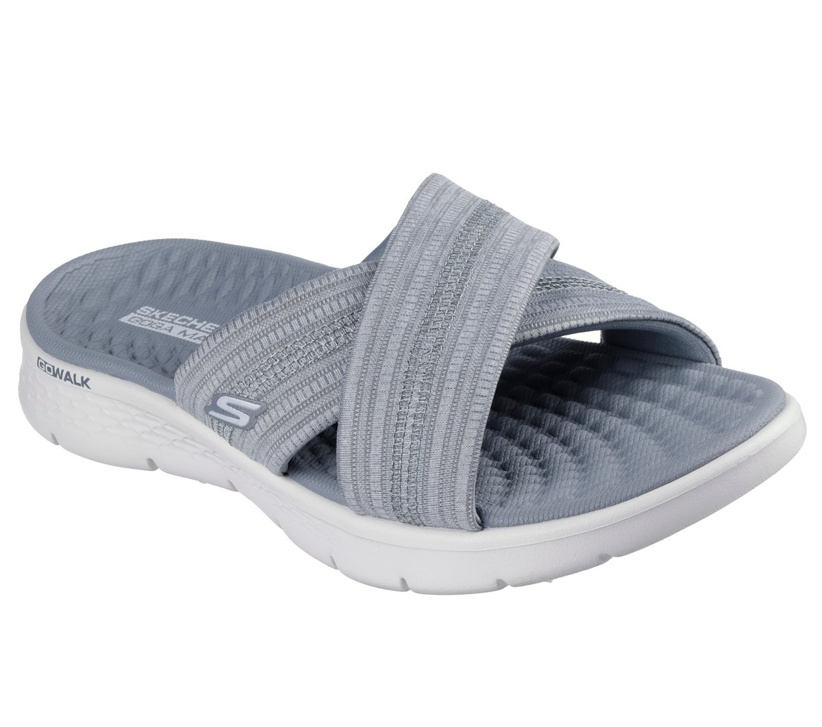 SKECHERS GO WALK FLEX SANDAL グレー GO WALK Flex Sandal - Impressed