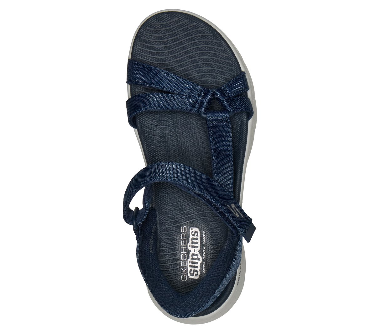 ・SKECHERS｜W Slip-Ins Go Walk Flex Sandal Sssophia/ スケッチャーズ/スリップインズ ゴー ウォーク フレックス サンダル エスエスソフィア/ブラックｘローズゴールド # Skechers Slip-ins: GO WALK Flex Sandal - Sssophia