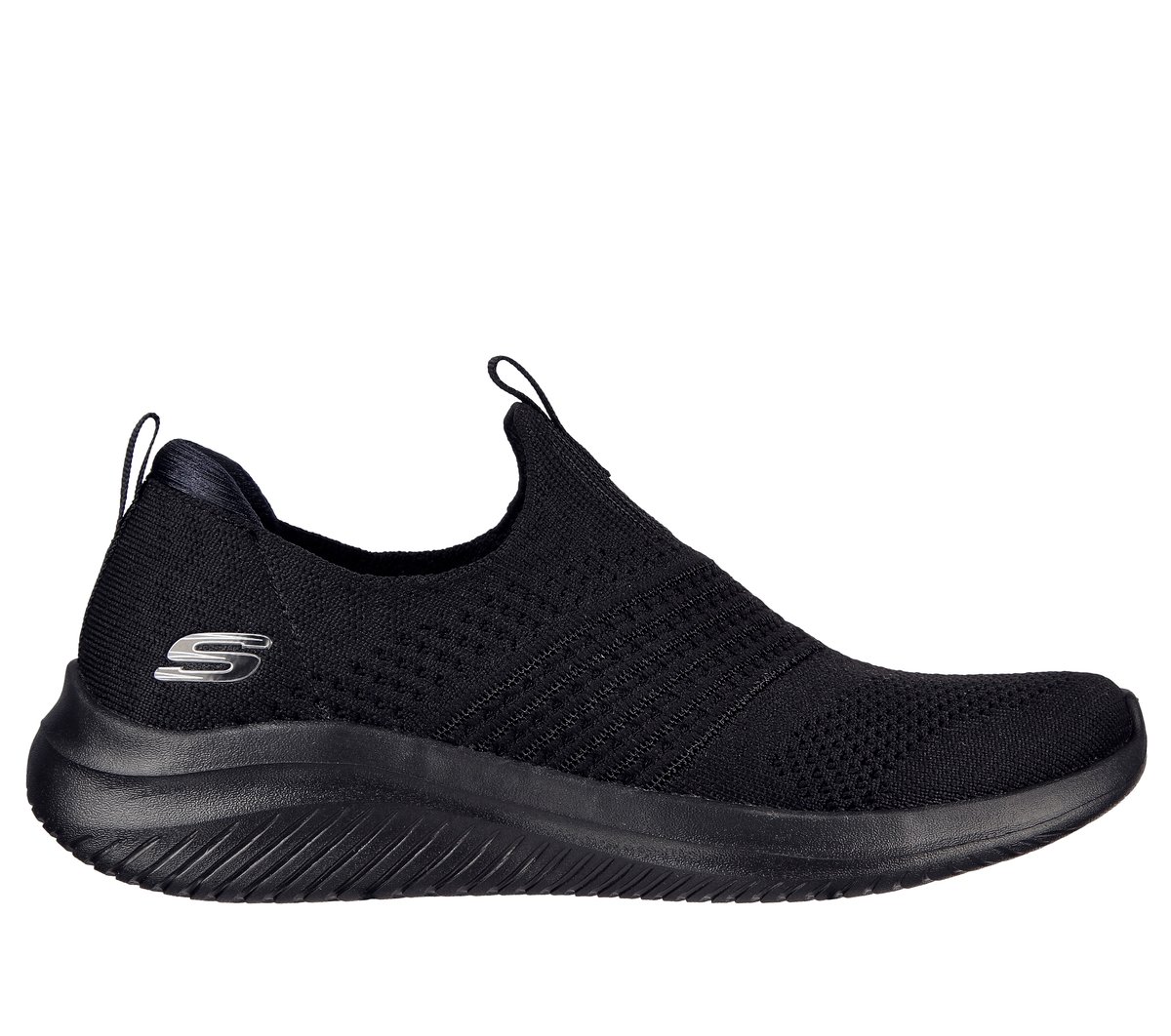 Skechers Dames Ultra Flex 3.0 - Classy Charm CM Zwart, Maat 35, Vegan, Medium