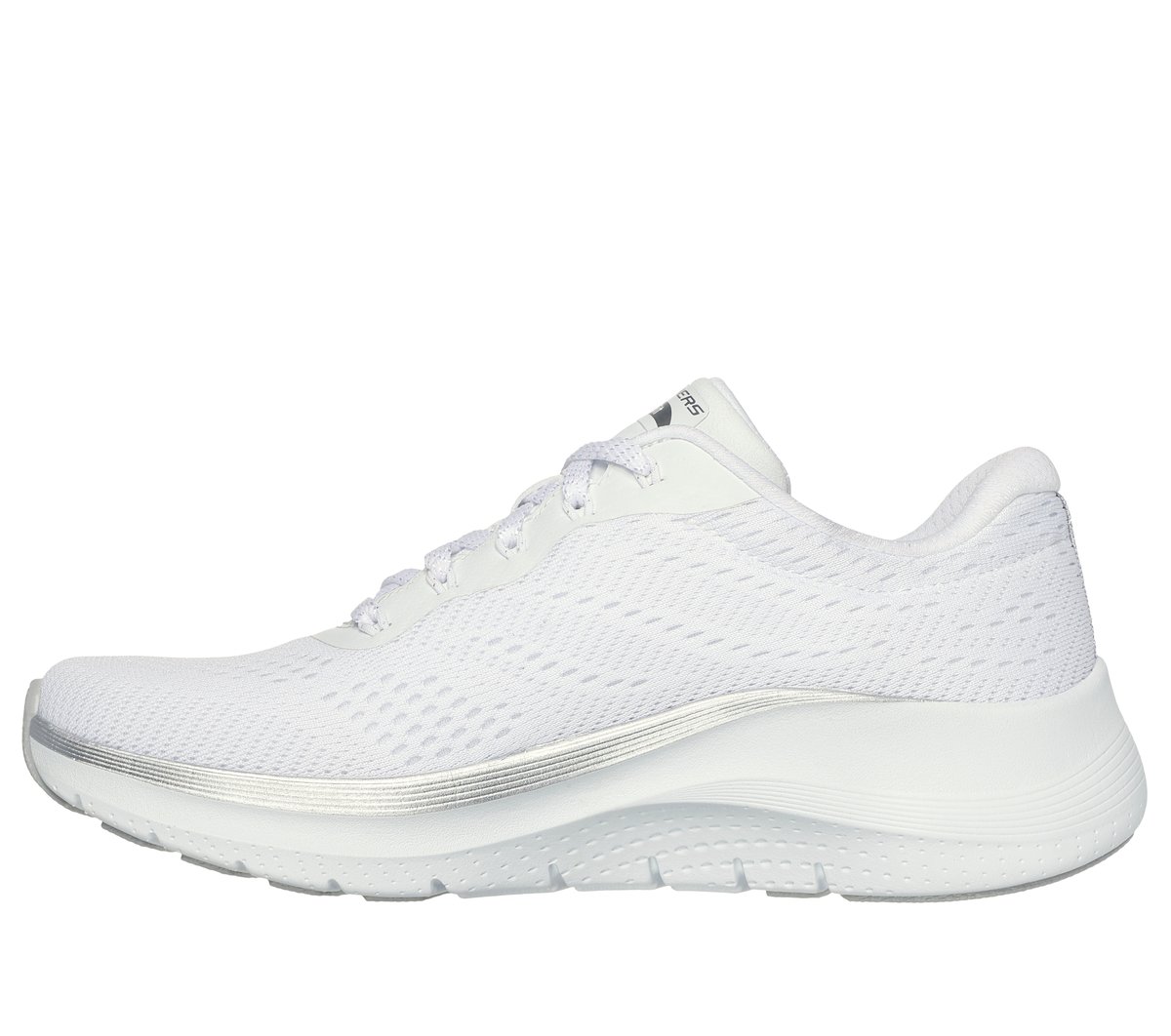 匿名配送レディーススニーカーSKECHERS 24.5白ホワイトアーチフィット スケッチャーズ SKECHERS アーチフィット ファーストブロッサム