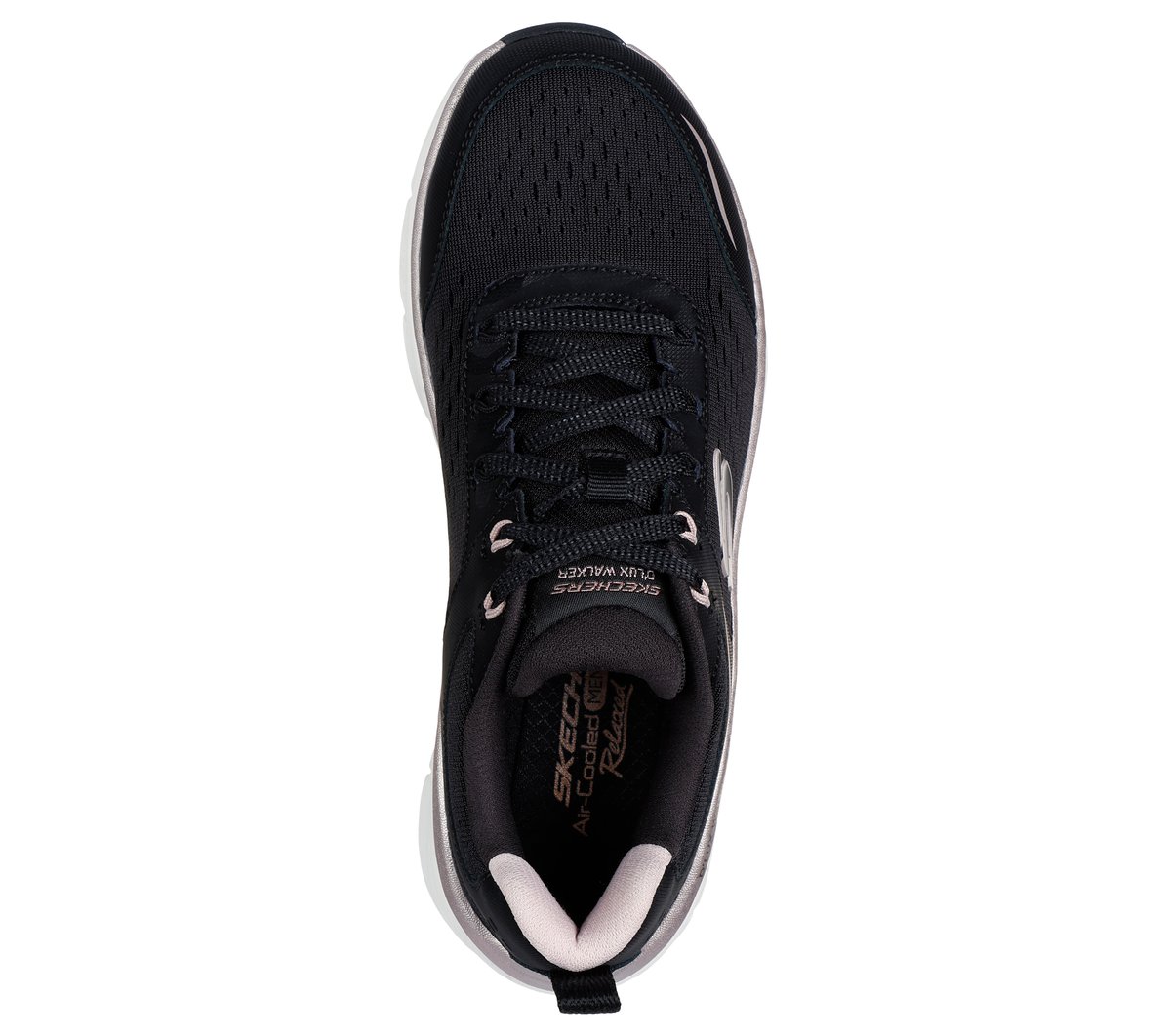 美品＂SKECHERS＂ デラックス ウォーカー　ブラック　24.5㎝ Amazon | [スケッチャーズ] スニーカー D'LUX Walker-Cool Lines