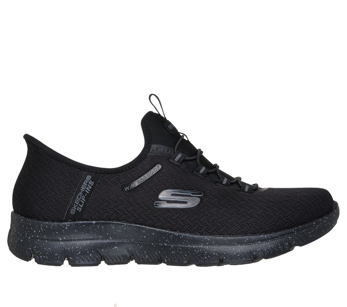 Skechers Slip-ins Waterproof: Summits - Best Choice Sneaker in Blau/Rot, Größe 43 Wide, Vegan