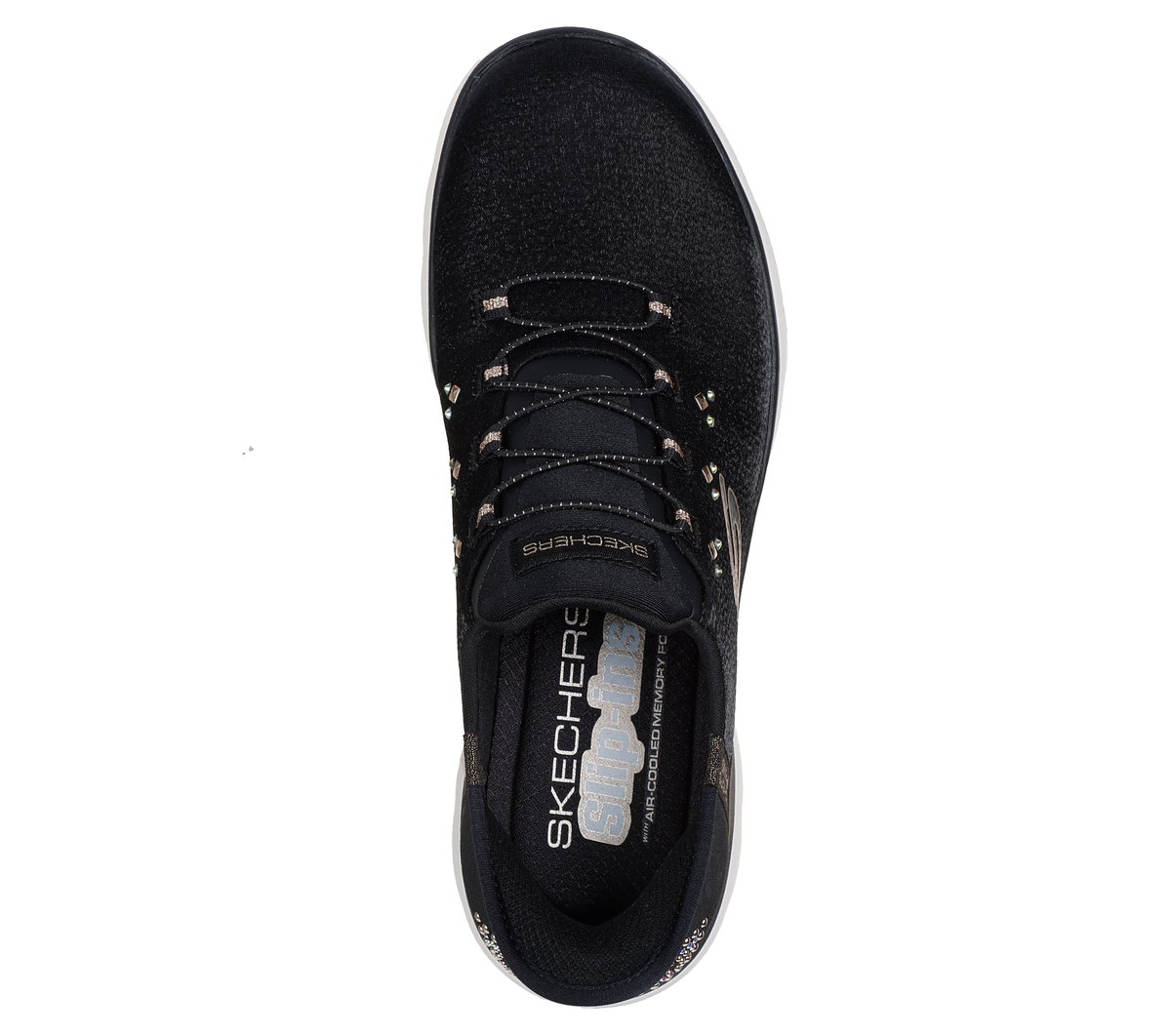 Skechers Slip-ins: Summits - Shining Diamond - BLACK / GOLD