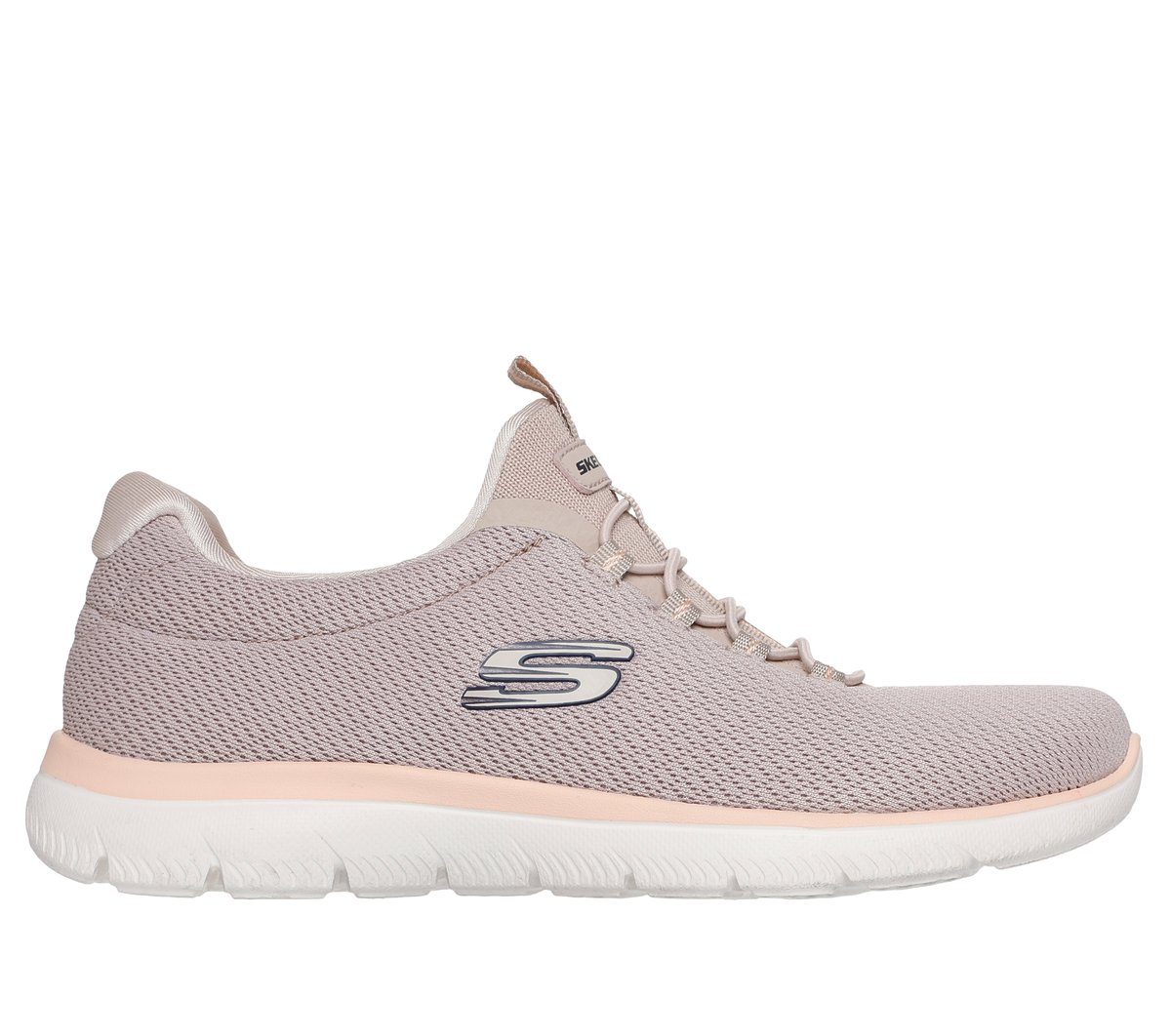 Skechers Summits - Summer Blush Sneaker in Schwarz, Größe 43, Vegan, In der Maschine waschbar