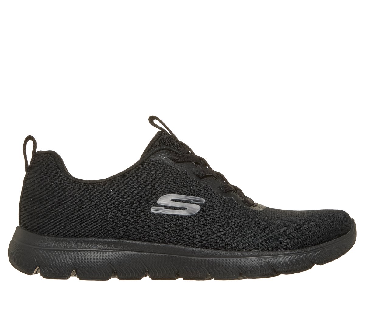 Skechers Dames Summits - Fresh Vision CM Zwart, Maat 35, Vegan, Mag in de wasmachine, Medium
