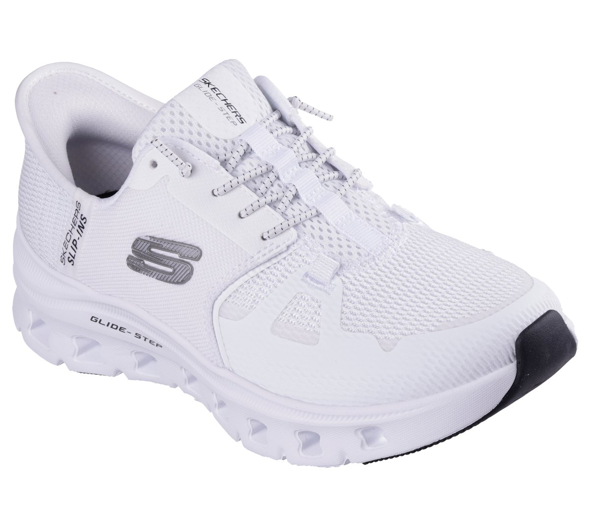 しげSKECHERS GLIDE-STEP ホワイト スニーカー　29cm Skechers Slip-ins: Max Cushioning Glide-Step