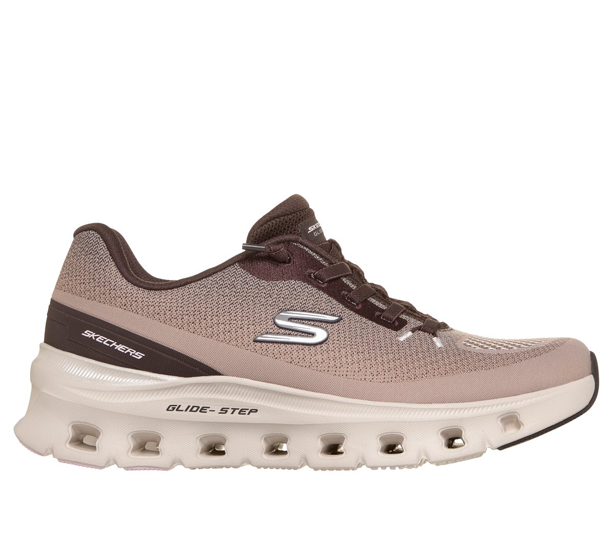 Skechers Glide-Step Pro - Soft Mirage Sneaker in Schwarz/Weiss, Größe 43, Vegan, In der Maschine waschbar