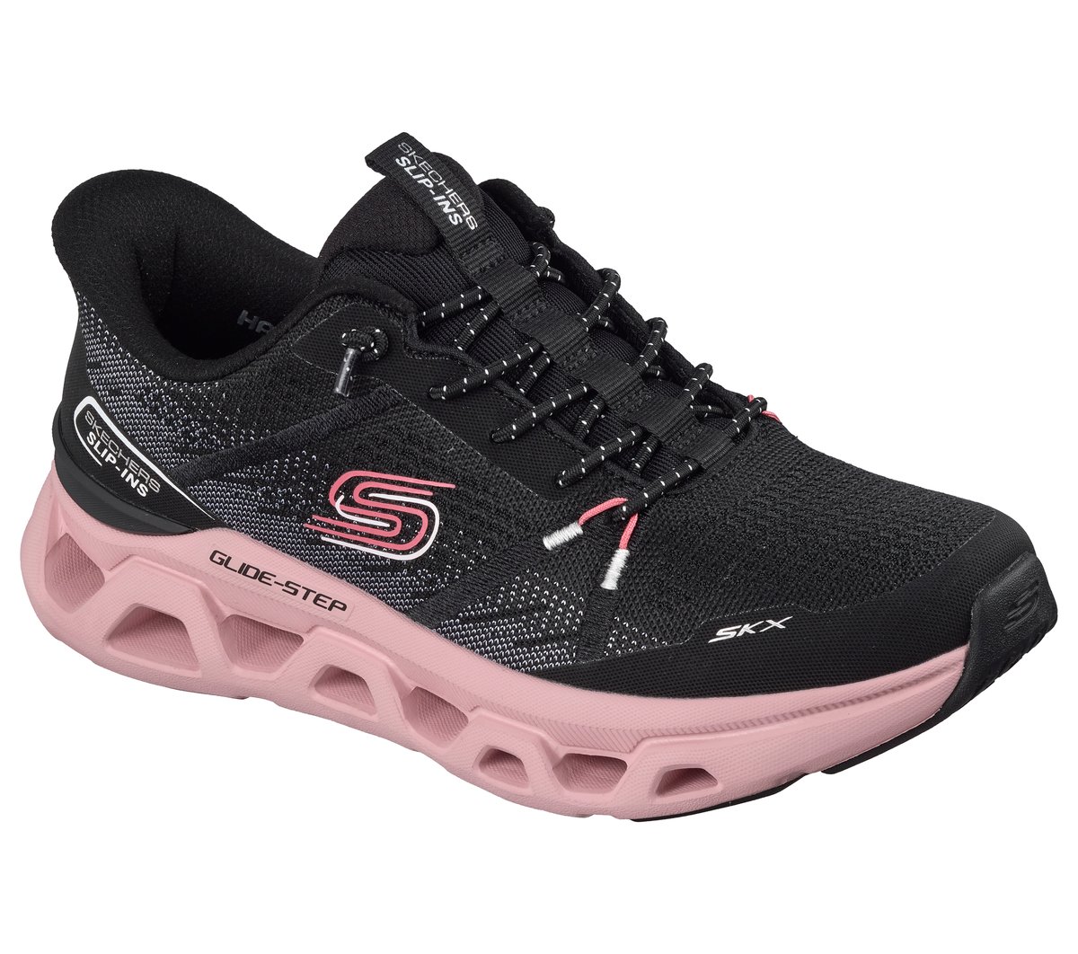 Skechers Slip-ins: Glide-Step Altus - Fast Lane - BLACK / MAUVE