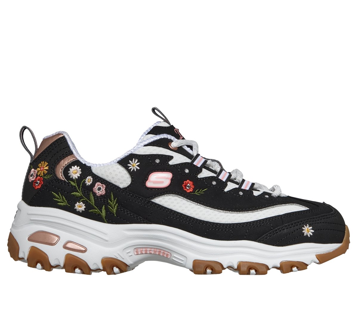 Skechers Dames D'Lites - Spring Bloom CM Marine, Maat 35, Medium