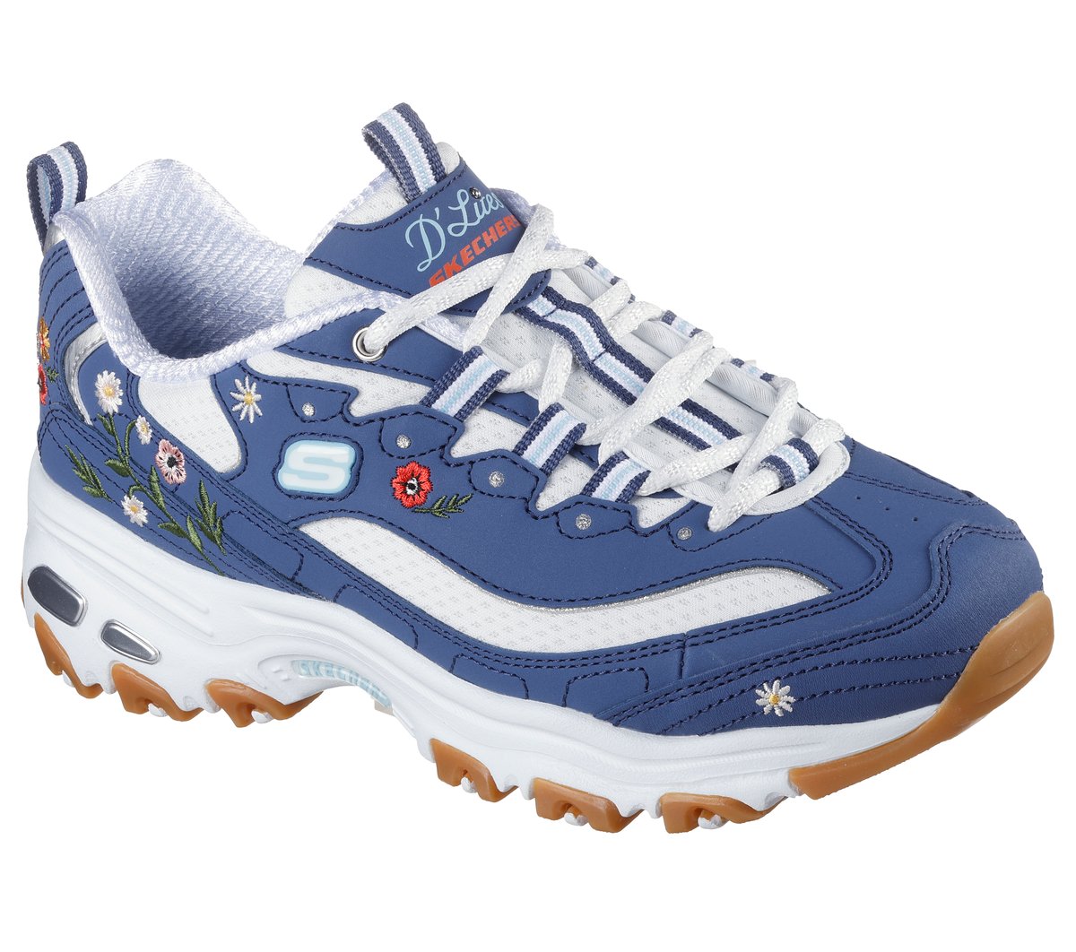 【極美品・希少】SKECHERS　D'LITES BLOOMING FIELDS le coq sportif SKECHERS D LITES BLOOMING FIELDS BLACK/MULTI