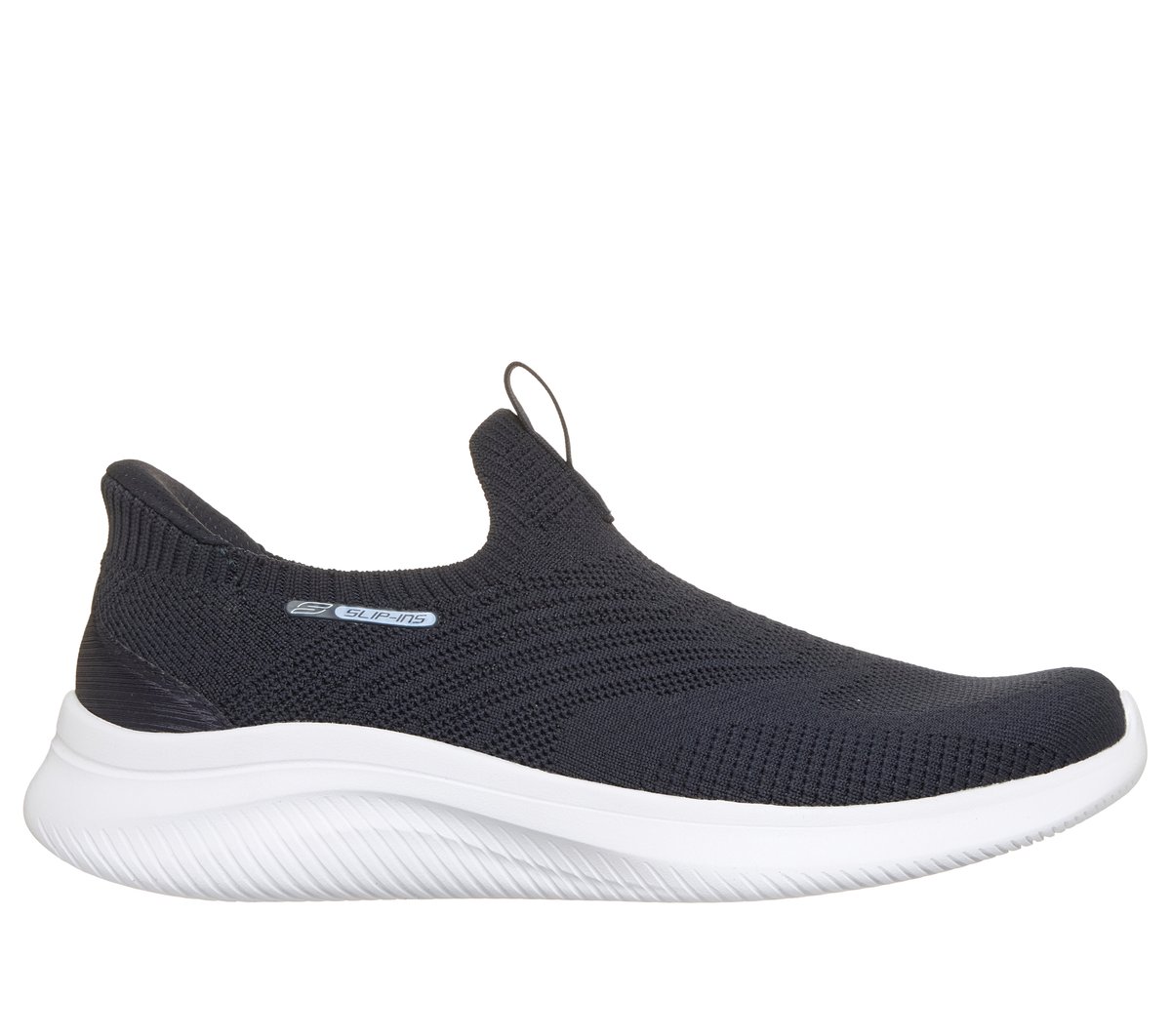Skechers Dames Slip-ins: Ultra Flex 4.0 - Pure Dream CM Zwart, Maat 35, Vegan, Mag in de wasmachine, Medium
