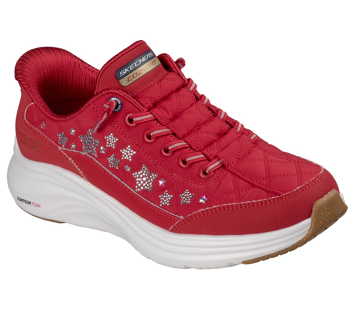 Skechers Slip-ins: Contour Foam - Cozy Fit Stars & Stripes