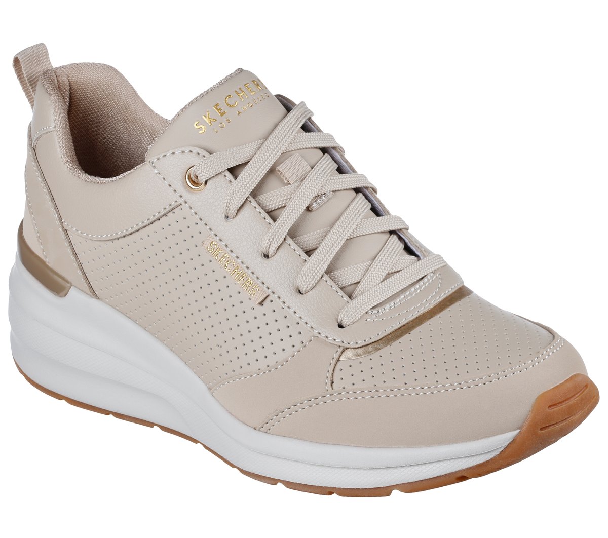 Skechers Dames Billion - Subtle Spots CM Taupe, Maat 35, Medium
