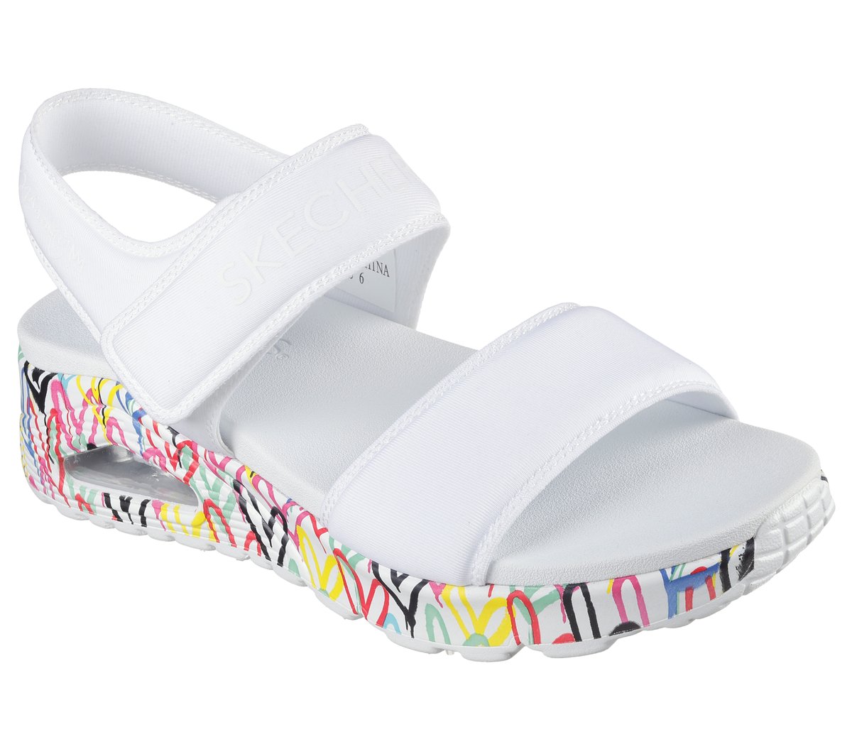 SKECHERS★UNO SANDAL★厚底★OFF WHITE UNO Lite Sandal - Sunny Stand
