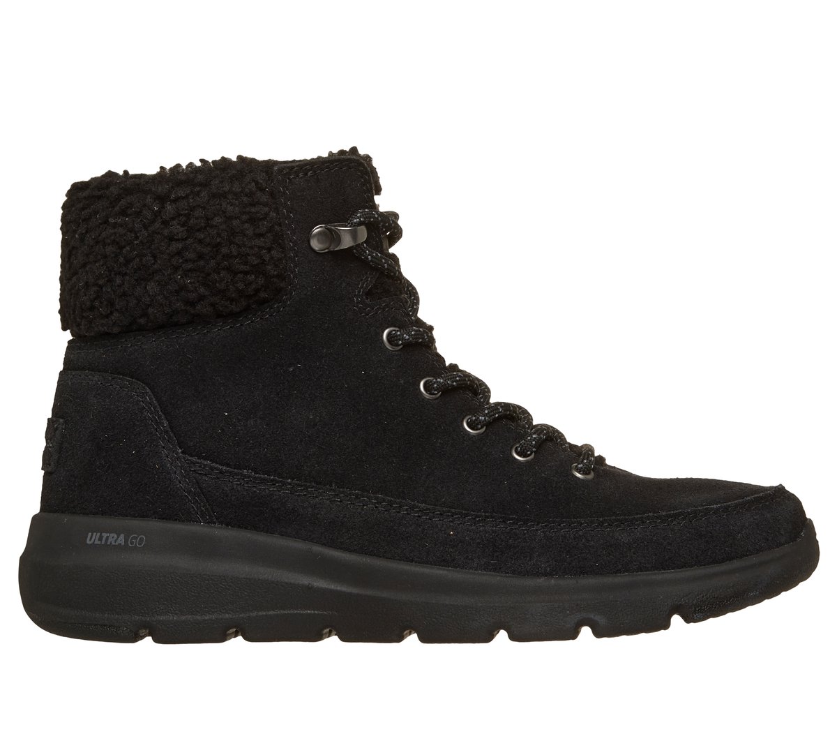 Skechers Damen Glacial Ultra - Woodlands Shoes in Schwarz, Größe 42