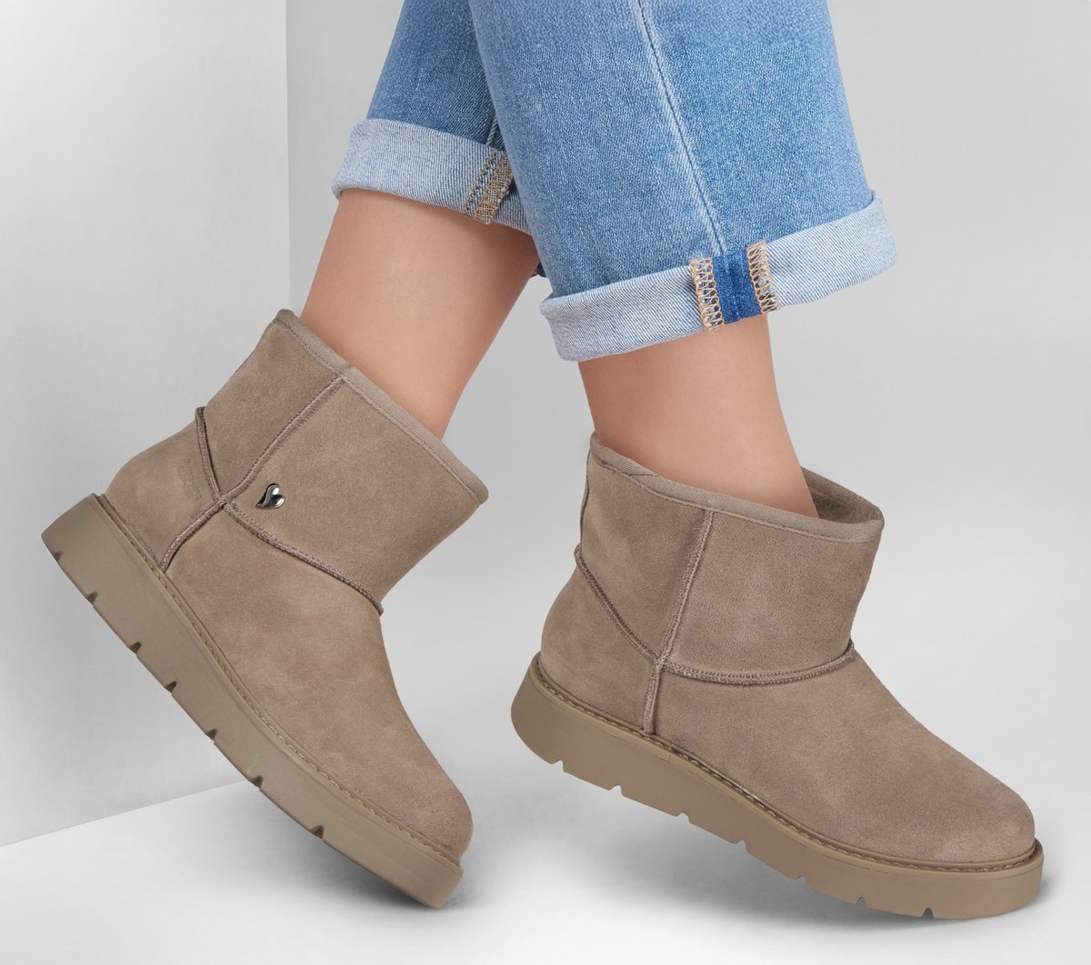Skechers Slip-ins: Keepsakes Cozy - Cozy Shorty - TAUPE