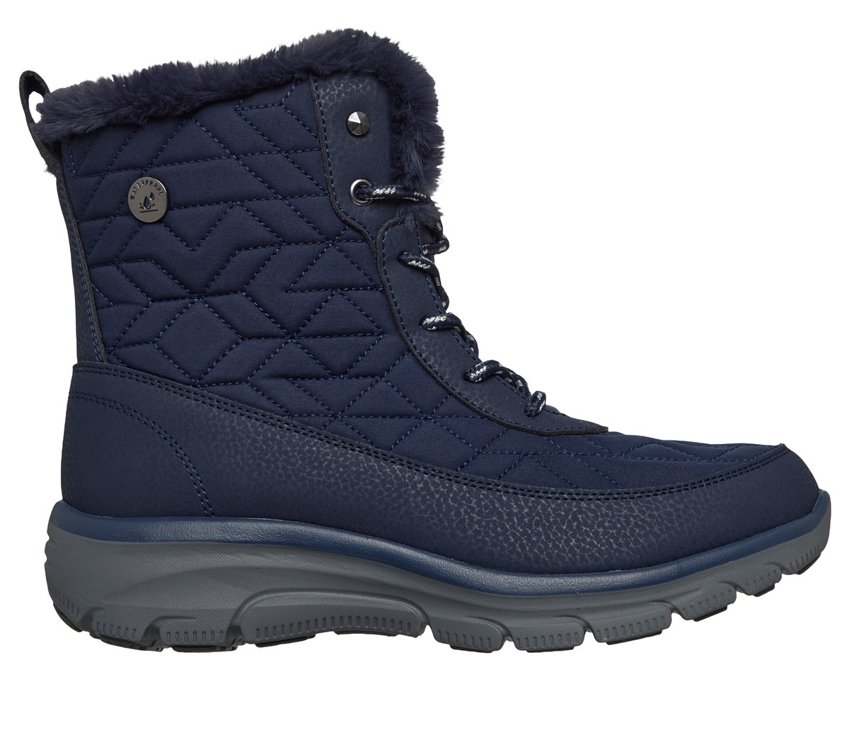 Skechers Dames Waterproof Relaxed Fit: Easy Going - Frostine CM Zwart, Maat 35, Medium