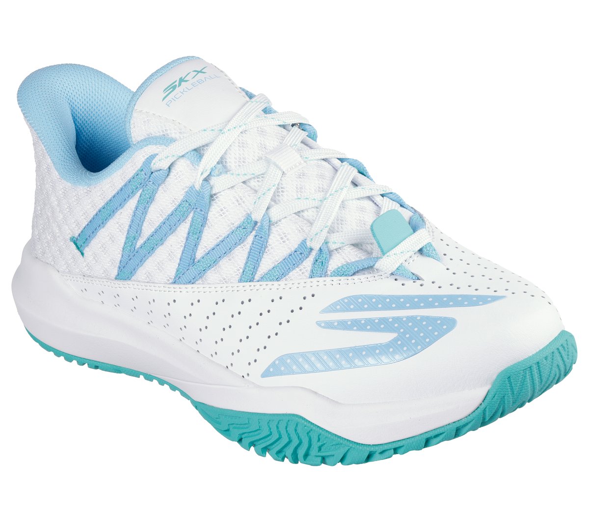 Relaxed Fit: Viper Court Rally - WHITE / LIGHT BLUE