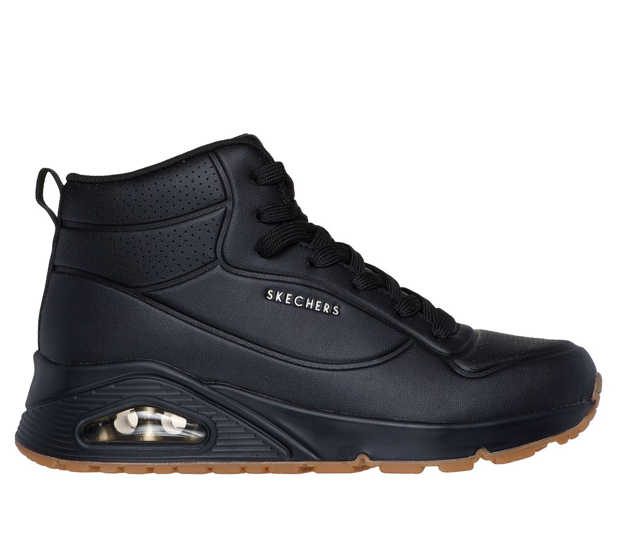 Skechers Dames UNO - - Stand High CM Zwart, Maat 35, Medium