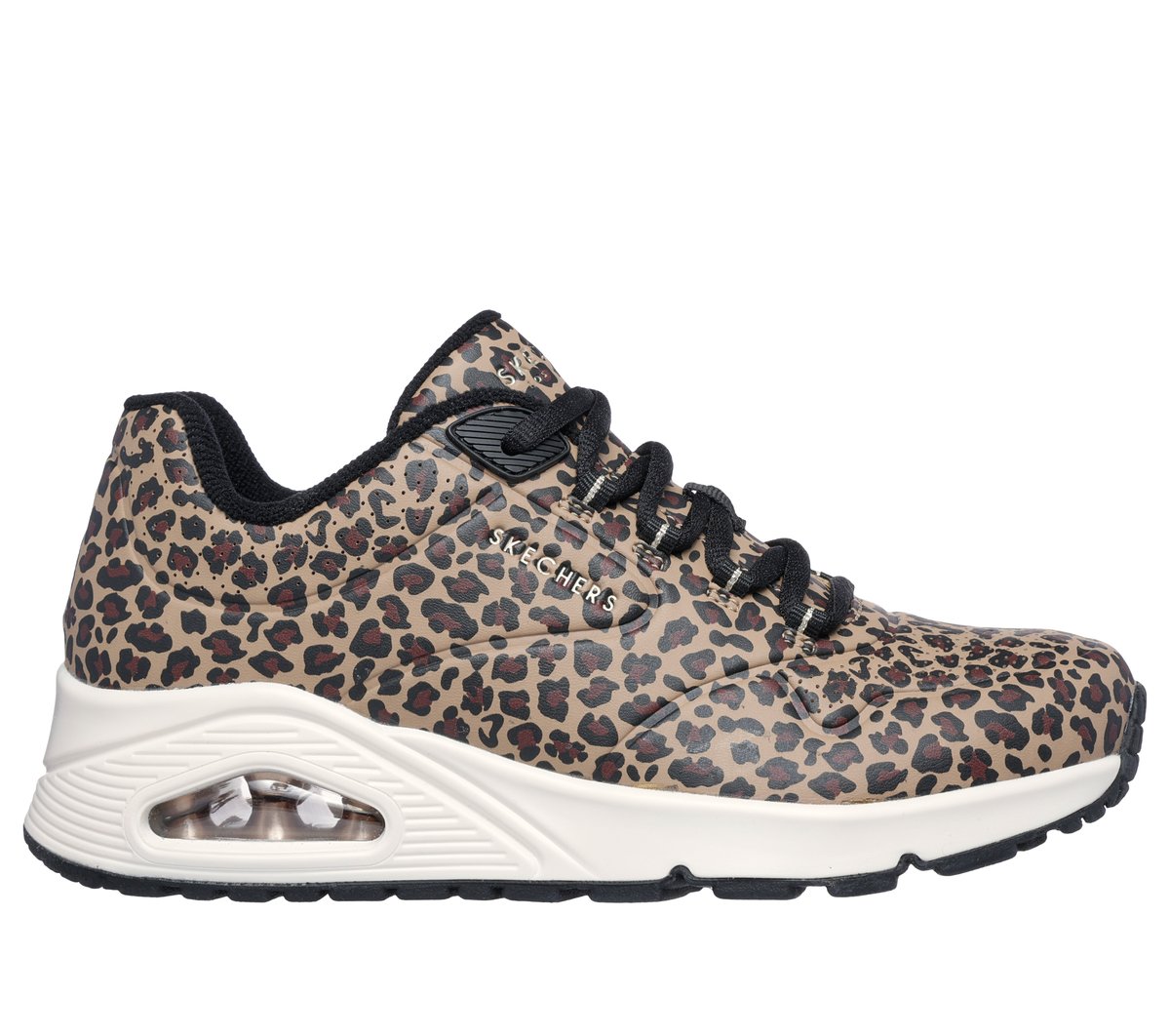 Skechers UNO - Kat-Neato Chaussures Moyen Width en Guépard, Pointure 42, Vegan