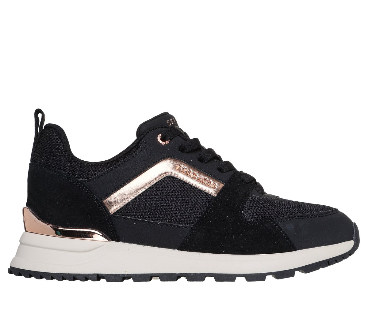 girlish★ガーリッシュ★スピナッチブラック★ベージュ スケッチャーズ ランウェイ - ポッシュ ギャル | SKECHERS JP